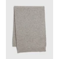 Country Road - Gcs certified Cashmere Scarf - Scarves & Gloves (Grey) Gcs-certified Cashmere Scarf