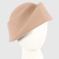 Max Alexander - Nude Winter Felt Designer Hat - Hats (Nude) Nude Winter Felt Designer Hat