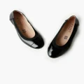 Walnut Melbourne - Ava Leather Patent Ballet - Casual Shoes (Black) Ava Leather Patent Ballet