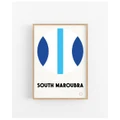 Clubbies Prints - 'South Maroubra' - Home (Blue) 'South Maroubra'