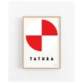 Clubbies Prints - 'Tathra' - Home (Red) 'Tathra'