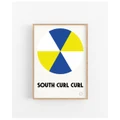 Clubbies Prints - 'South Curl Curl' - Home (Blue) 'South Curl Curl'
