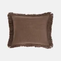 Linen House - Coastal Filled Cushion - Home (Walnut) Coastal Filled Cushion
