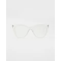 Le Specs - Halfmoon Magic - Sunglasses (Crystal Clear) Halfmoon Magic