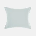 Linen House - Nimes Pure Linen European Pillowcase - Home (Sky) Nimes Pure Linen European Pillowcase