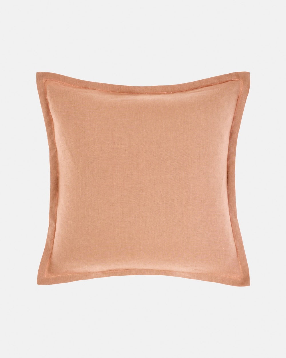 Linen House - Nimes Pure Linen Filled Cushion - Home (Clay) Nimes Pure Linen Filled Cushion