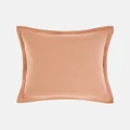 Linen House - Nimes Pure Linen Filled Cushion - Home (Clay) Nimes Pure Linen Filled Cushion