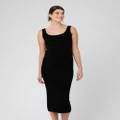 Ripe Maternity - Faye Rib Knit Dress - Bodycon Dresses (Black) Faye Rib Knit Dress