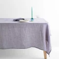 Aura Home - Vintage Linen Tablecloth - Home (Purple) Vintage Linen Tablecloth