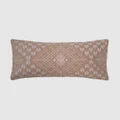 Bambury - Lottie Rectangle Cushion - Home (Brown) Lottie Rectangle Cushion