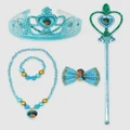 Disney Princess by Pink Poppy - Disney Princess Jasmine Dress Up Accessories Bundle - Jewellery (Mint) Disney Princess Jasmine Dress Up Accessories Bundle