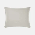 Linen House - Stornoway European Pillowcase - Home (Moonrock) Stornoway European Pillowcase