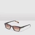 Hawkers Co - Pierre Gasly Stack Carey Sunglasses for Men and Women UV400 - Square (Brown) Pierre Gasly Stack Carey Sunglasses for Men and Women UV400