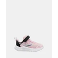 Nike - Downshifter 12 Infant - Performance Shoes (Pink Foam/Pewter/Black/White) Downshifter 12 Infant