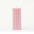 XRJ Celebrations - Pillar Pastel Pink Candle - Home (Pink) Pillar Pastel Pink Candle