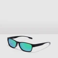 Hawkers Co - Polarized Black Emerald Core Raw Sunglasses for Men and Women UV400 - Sunglasses (Black) Polarized Black Emerald Core Raw Sunglasses for Men and Women UV400