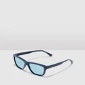 Hawkers Co - Polarized Blue Blue One Ls Sunglasses for Men and Women UV400 - Sunglasses (Blue) Polarized Blue Blue One Ls Sunglasses for Men and Women UV400