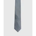 Oxford - Textured Solid Tie - Ties (Blue Medium) Textured Solid Tie