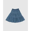 Peggy - Melody Denim Skirt Kids - Denim skirts (Denim) Melody Denim Skirt - Kids