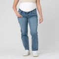 Ripe Maternity - Hunter Over Bump Jean - Relaxed Jeans (Vintage Wash) Hunter Over Bump Jean