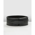 The WOD Life - Leather Lever Belt 2.0 - Gym & Yoga (Black) Leather Lever Belt 2.0