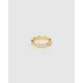 Izoa - Lyla Ring Gold Clear - Jewellery (Gold Clear) Lyla Ring Gold Clear