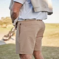 REC GEN - DriForm Golf Short - Chino Shorts (Dk Tan) DriForm Golf Short