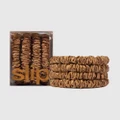 Slip - slip pure silk back to basics skinny scrunchies - Hair (Copper) slip pure silk back to basics skinny scrunchies