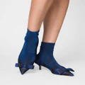 High Heel Jungle - Glitterati Socks - Socks & Tights (Sapphire) Glitterati Socks
