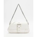 PETA AND JAIN - Maddy Shoulder Bag - Handbags (White Pebble Silver) Maddy Shoulder Bag