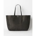 JUJU & CO - Unlined Tote - Bags (Black) Unlined Tote