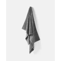 Linen House - Velour Stripe Towel - Bathroom (Ash) Velour Stripe Towel