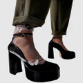 High Heel Jungle - Butterfly Tulle Sock - Socks & Tights (Black) Butterfly Tulle Sock