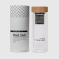 Fressko - LIFT 500ml Insulated Glass Flask - Home (Neutral) LIFT 500ml Insulated Glass Flask