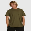 Billabong - Premium Pocket T Shirt - Tops (MILITARY) Premium Pocket T Shirt