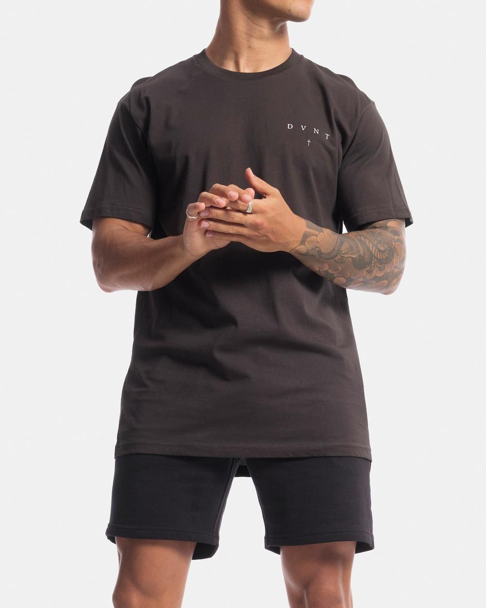 DVNT - Cardinal Tee - Short Sleeve T-Shirts (Vintage Black) Cardinal Tee