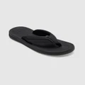 Quiksilver - Mens Travel Oasis Sandals - Flats (BLACK/BLACK/BROWN) Mens Travel Oasis Sandals