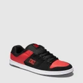 DC Shoes - Men's Manteca 4 Shoes - Lifestyle Sneakers (BLACK/ATHLETIC RED) Men's Manteca 4 Shoes