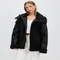 Unreal Fur - Symbiosis Jacket - Coats & Jackets (Black) Symbiosis Jacket
