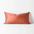 Aura Home - Halo Organic Sateen Pillowcase - Home (Orange) Halo Organic Sateen Pillowcase