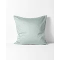 Aura Home - Halo Organic Sateen European Pillowcase - Home (Blue) Halo Organic Sateen European Pillowcase