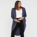 Bamboo Body - Cocoon Cardigan - Jumpers & Cardigans (Storm) Cocoon Cardigan