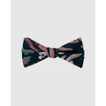 Peggy and Finn - Teal Blooms Bow Tie - Ties & Cufflinks (Teal) Teal Blooms Bow Tie