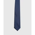 Oxford - Solid Tie - Ties (Blue Dark) Solid Tie