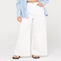 Rusty - Hansen High Waisted Pant - Jeans (WHT) Hansen High Waisted Pant