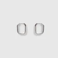 Izoa - Tessa Hoop Earrings - Jewellery (Silver) Tessa Hoop Earrings