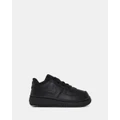 Nike - Force 1 Low Entry Black Infant - Sneakers (Black/Black) Force 1 Low Entry Black Infant