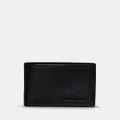 Republic of Florence - Vivaldi Black Slim Bi fold Soft Leather Wallet - Wallets (Black) Vivaldi Black Slim Bi-fold Soft Leather Wallet