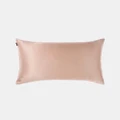Linen House - Silk Pillowcase - Home (Blush) Silk Pillowcase