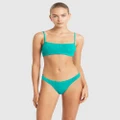 Bond-Eye Swimwear - Strap Saint Crop - Bikini Tops (Turquoise Shimmer) Strap Saint Crop